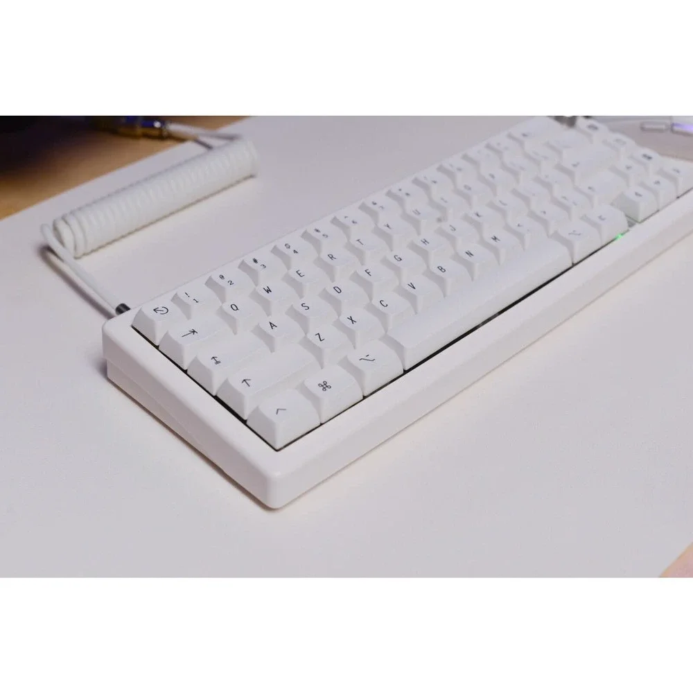 Custom modded mechanical keyboard GMK67 65% Lubed Switches thocky hot-swap RGB - Picture 2 of 10